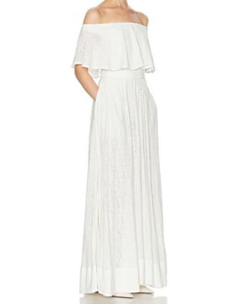 Petite Eyelet Garden Midi Dress - Image 2