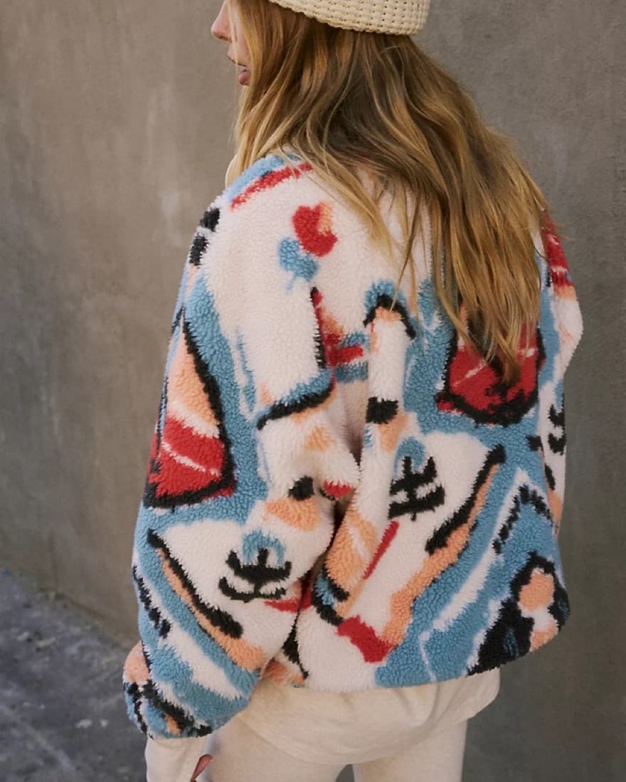 FP Movement Printed Fleece Jacket - Image 4