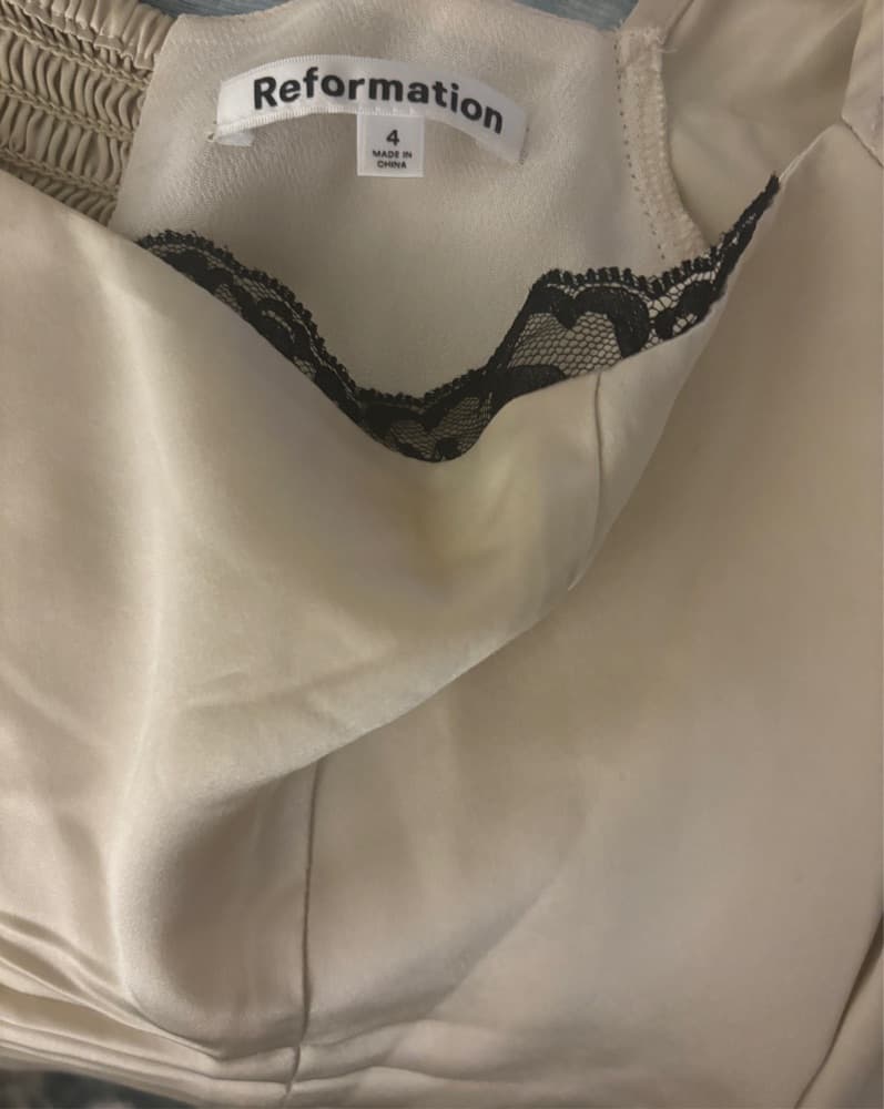 Reformation Rita Silk Top - Image 5