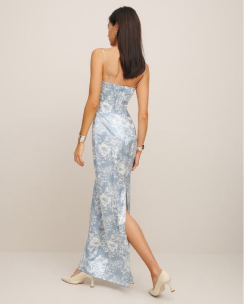 Reformation Frankie silk dress - Image 3