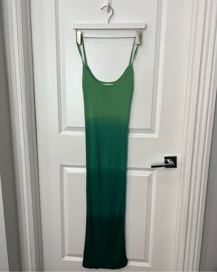 Green Ombre Midi Dress - Image 4