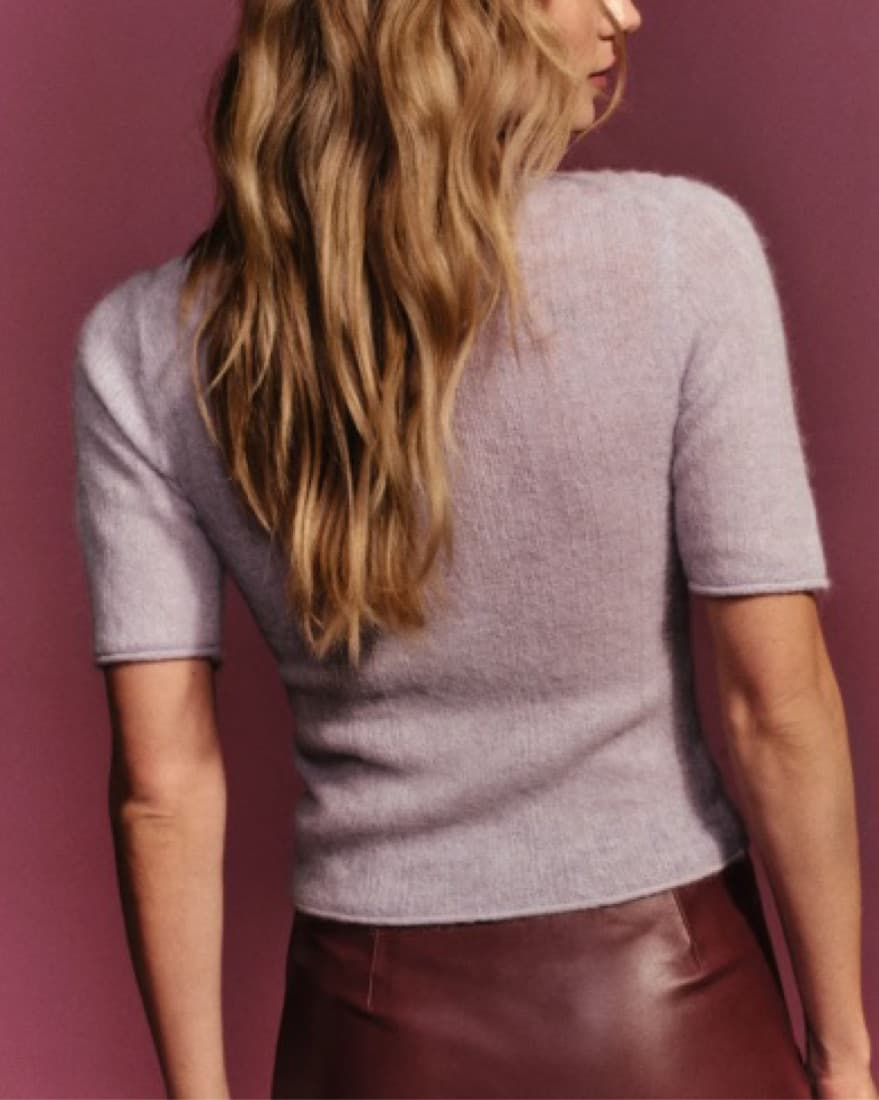 Reformation Beckett Mock Neck Sweater - Image 2