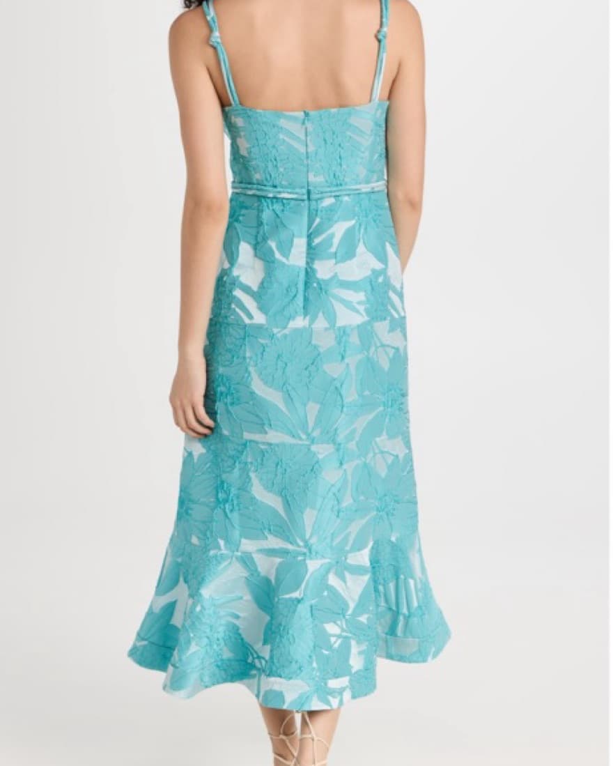 Alexis Delphine Floral Midi Dress - Image 2