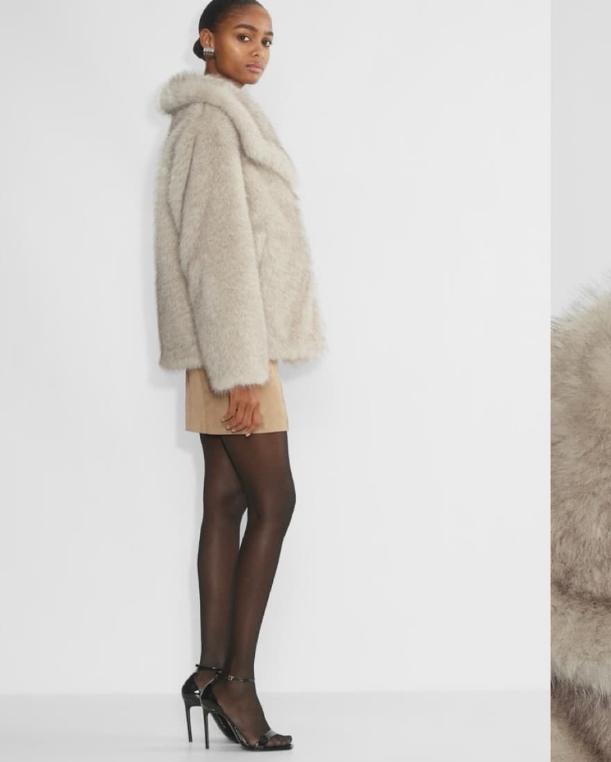 Real Faux Fur Coat - Image 5