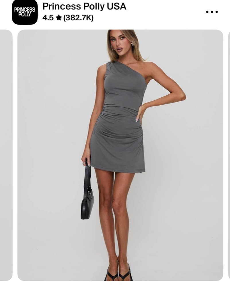Wazabi One Shoulder Dress  - Image 2