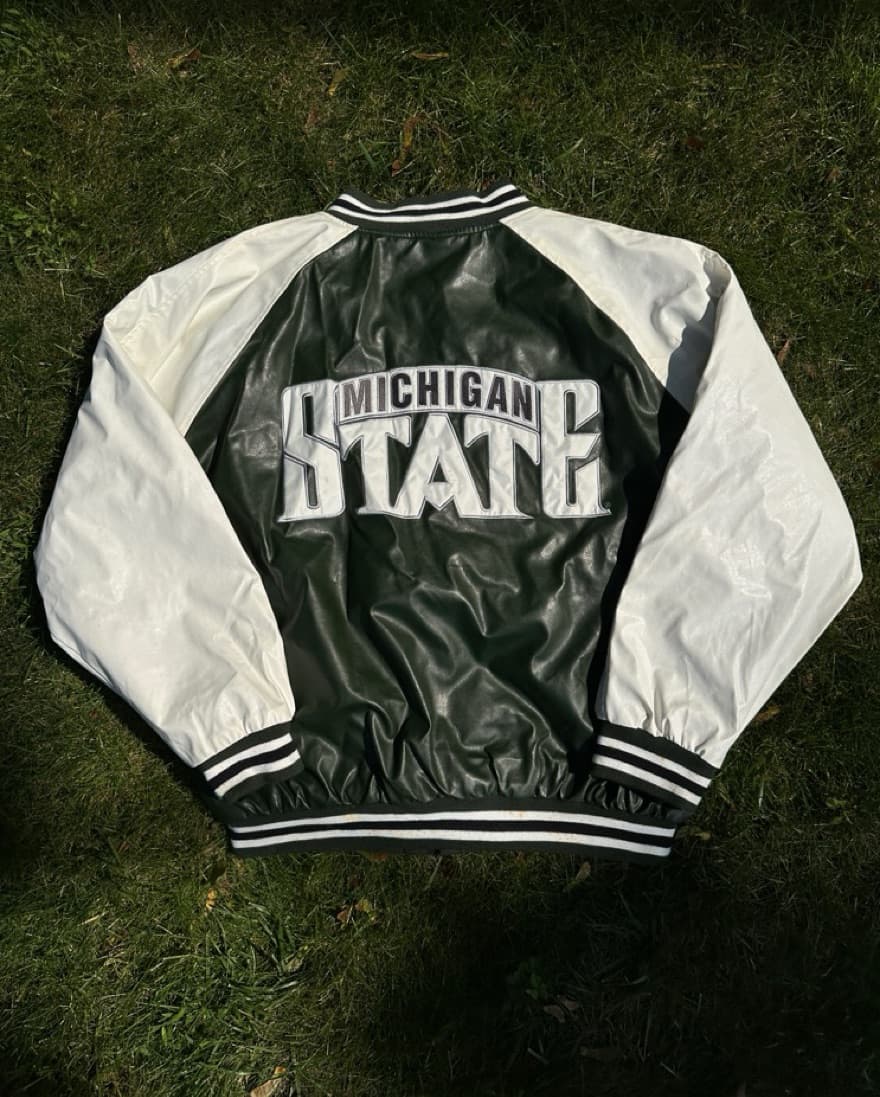 Michigan State Vintage Jacket   - Image 1