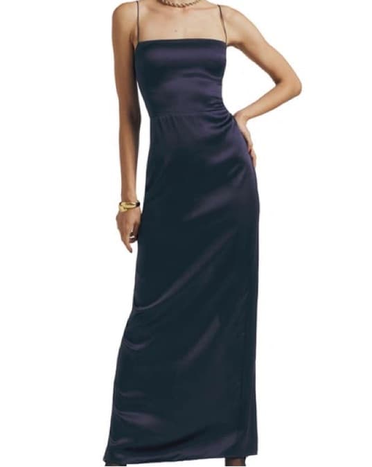 Reformation Frankie Dress - Navy - Image 4
