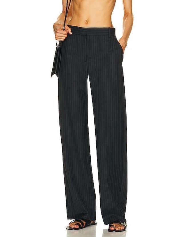 St Agni Pinstripe Trousers  - Image 1
