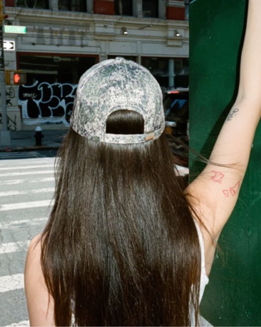 With jean Camo Hat - Image 3
