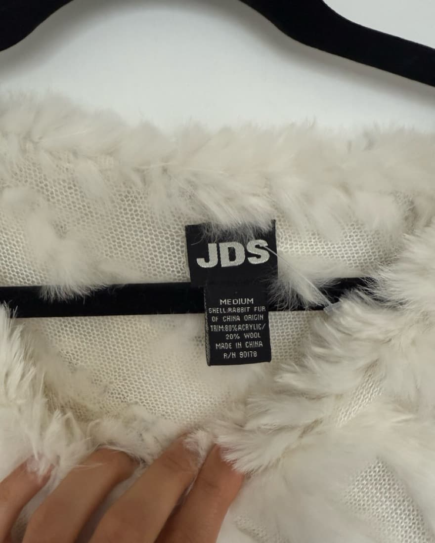 Rabbit Fur Poncho - Image 2