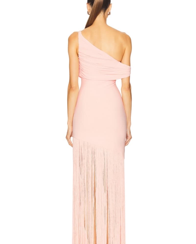 Praia Dress In Baby Pink  - Image 3