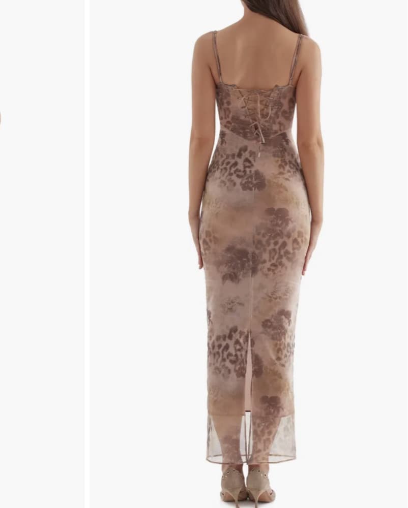 Aiza Floral Underwire Cocktail Dress - Image 3