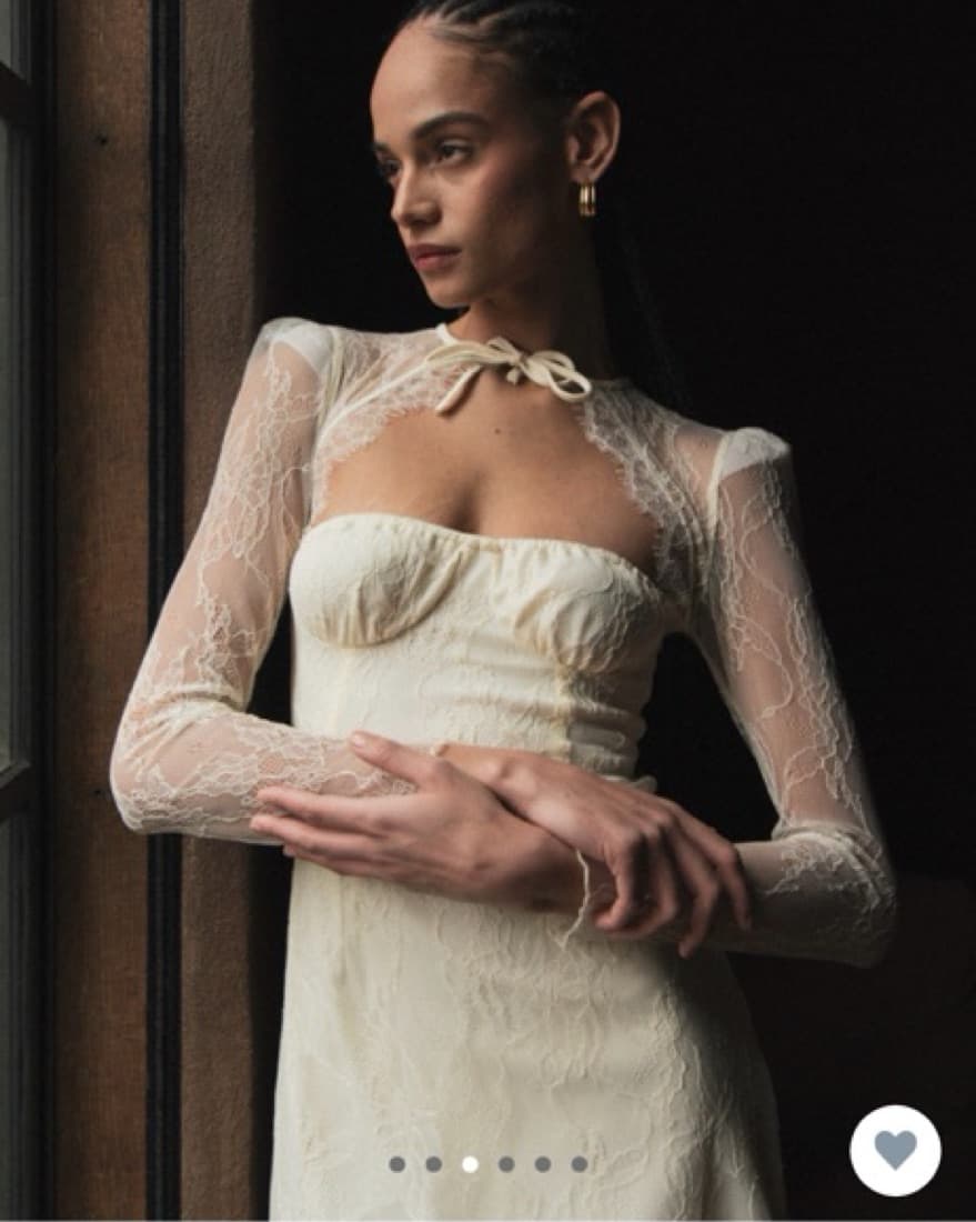 We Wore What Lace Mini Dress - Image 1