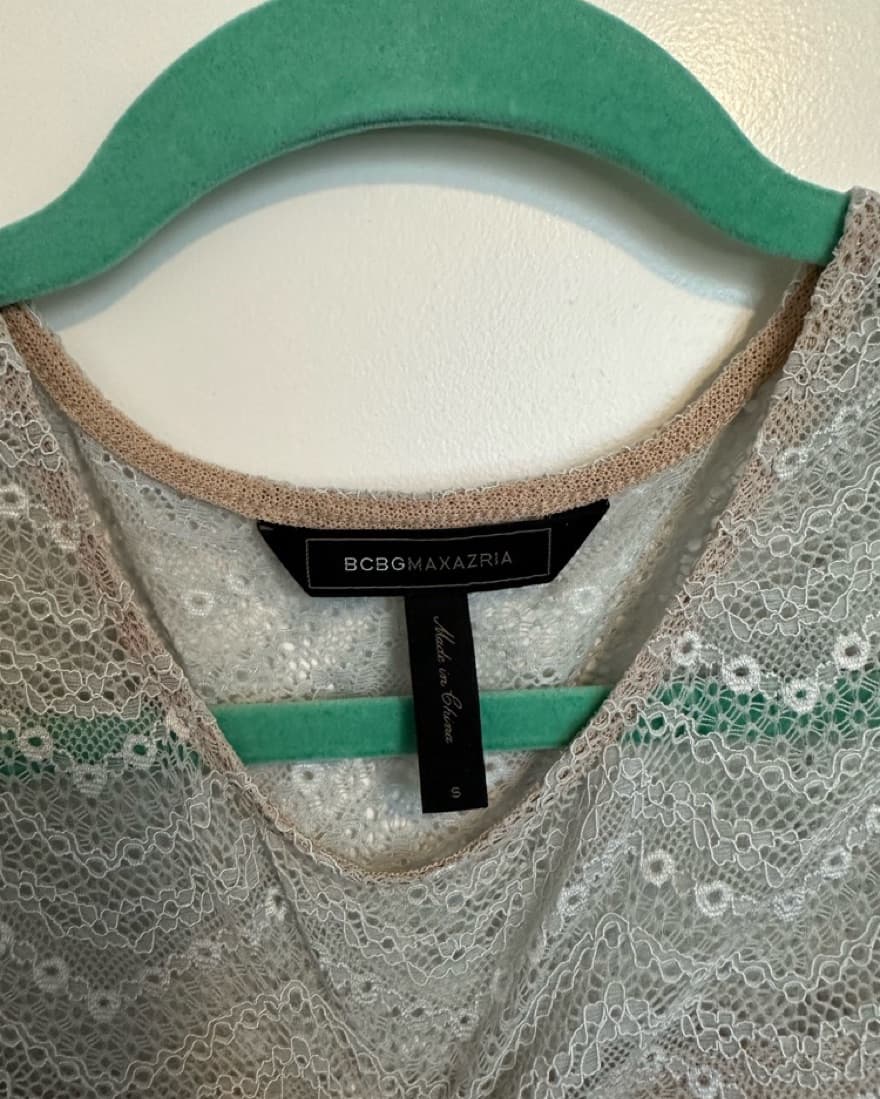 BCBG Sleeveless peplum top - Image 3