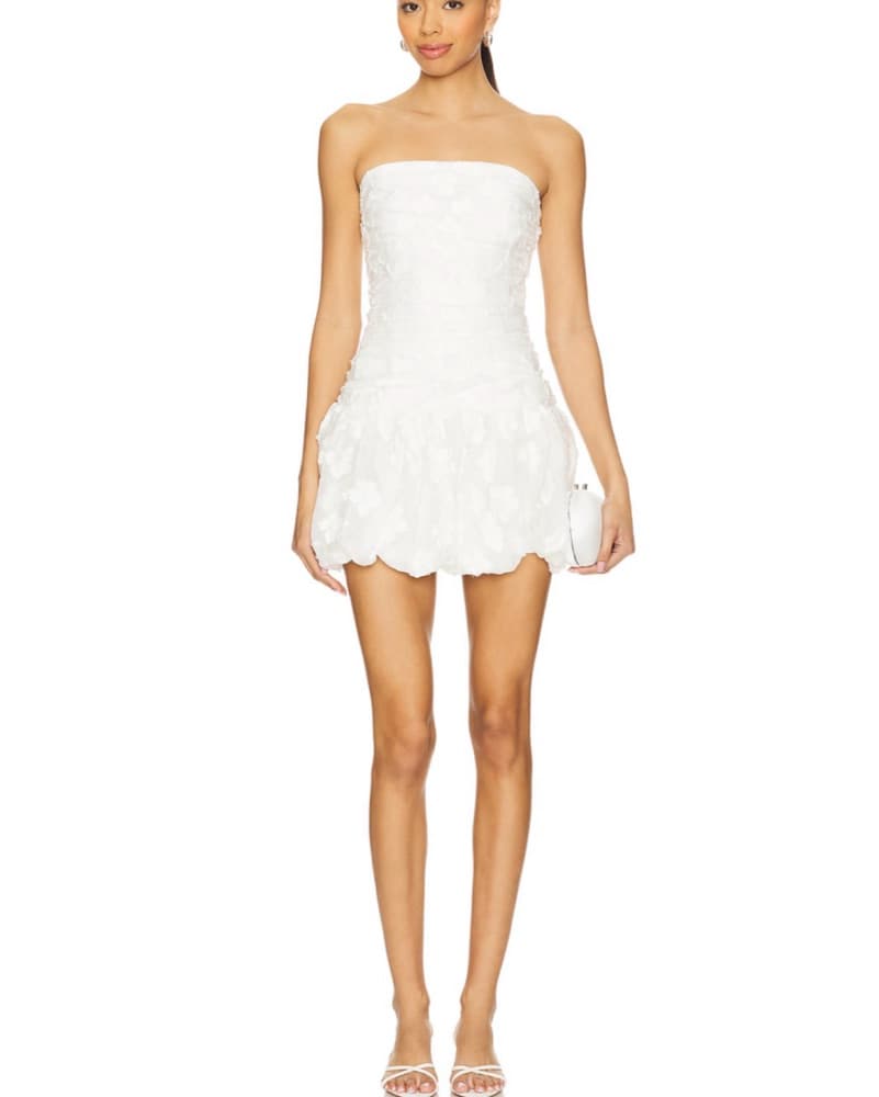 Amanda Uprichard Rendezvous White Dress - Image 1