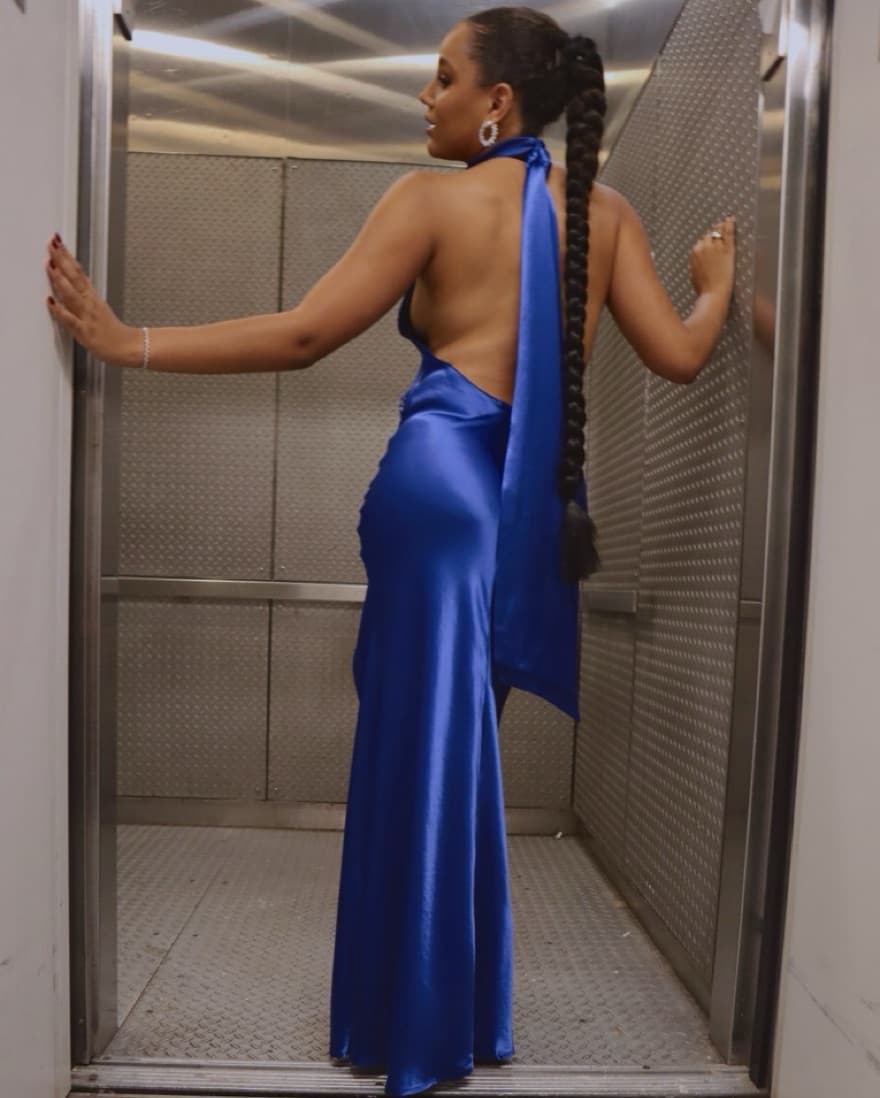 Sau Lee Blue Gown - Image 4