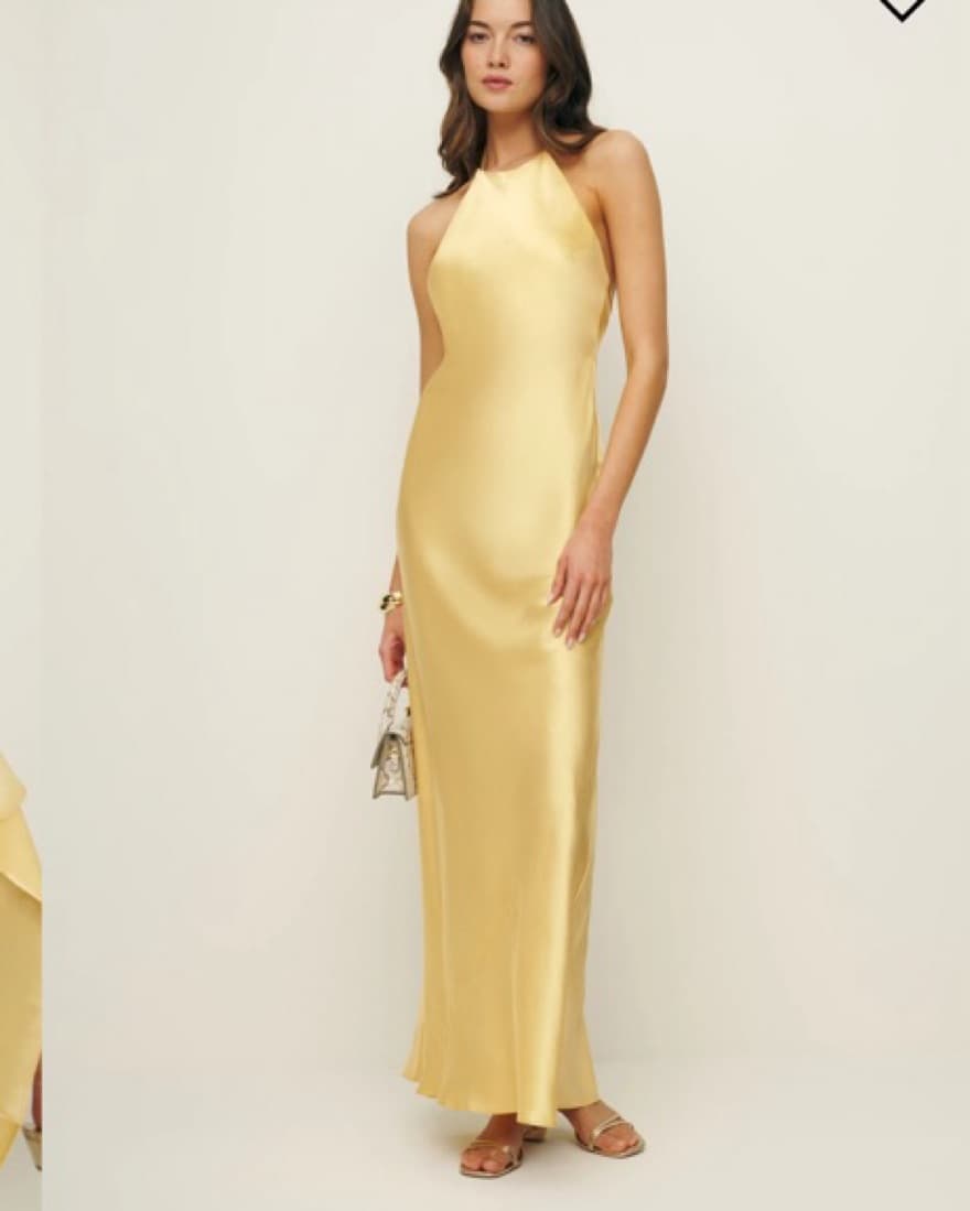 Reformation Jeany Silk Dress - Image 1
