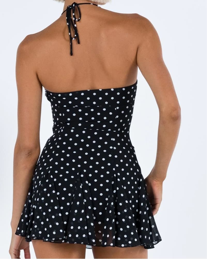 Mini Polka Dot Dress - Image 3