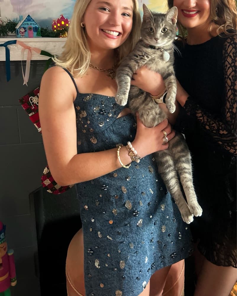 Sparkly Sequin Dress with Lace - Image 3