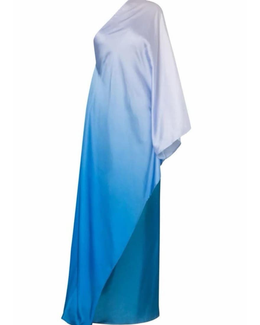 Baobab Cabana Blue One Shoulder Dress - Image 3