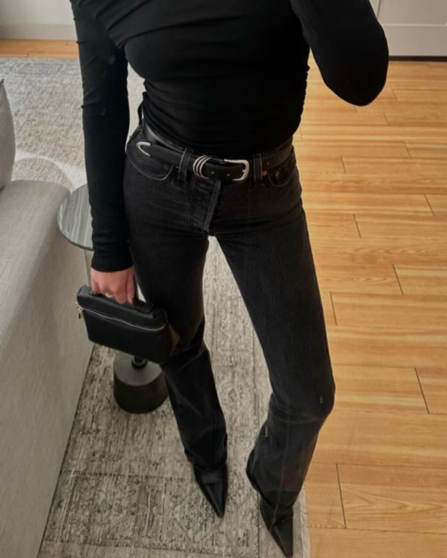 Tony Bianco Quincy Black Heeled Booties - Image 1