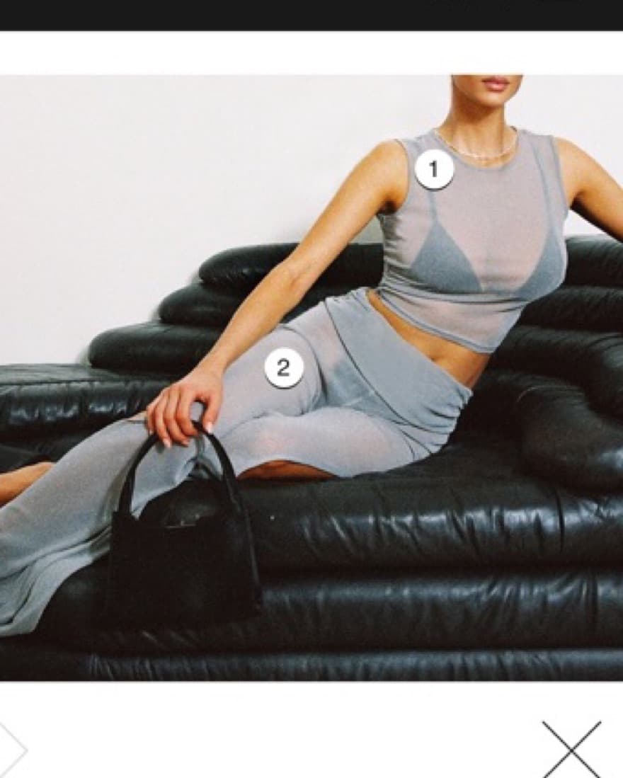 Mesh Shimmer Neva Set Top & Pant - Image 4