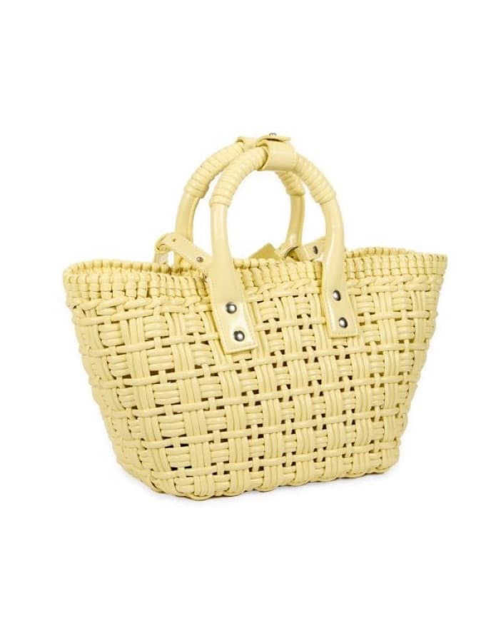 Balenciaga Woven Yellow Bag - Image 3