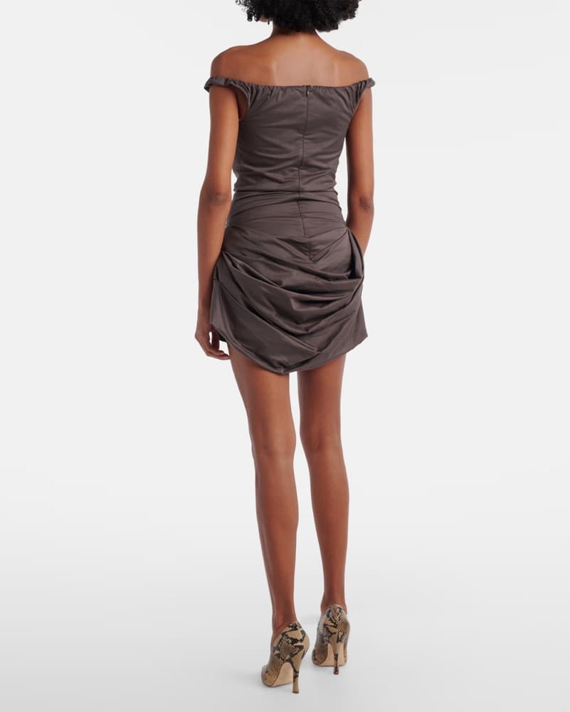 Magda Butrym Off-shoulder Mini Dress - Image 3