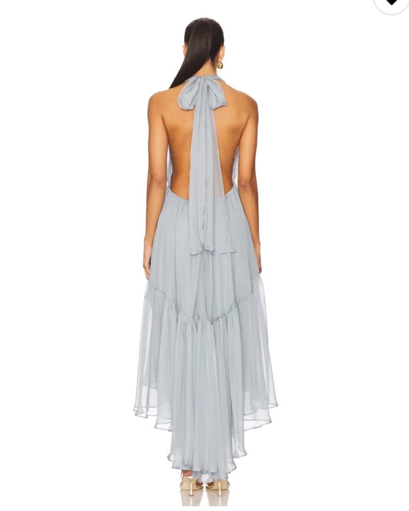 Leona High Low Ruffle Dress - Image 2