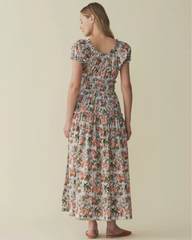 Doen Leanne Floral Print Midi Dress - Image 4
