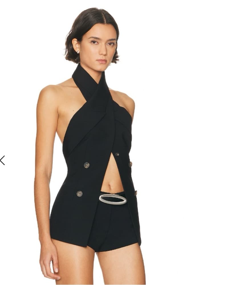 Backless Wrap Halter Top  - Image 3