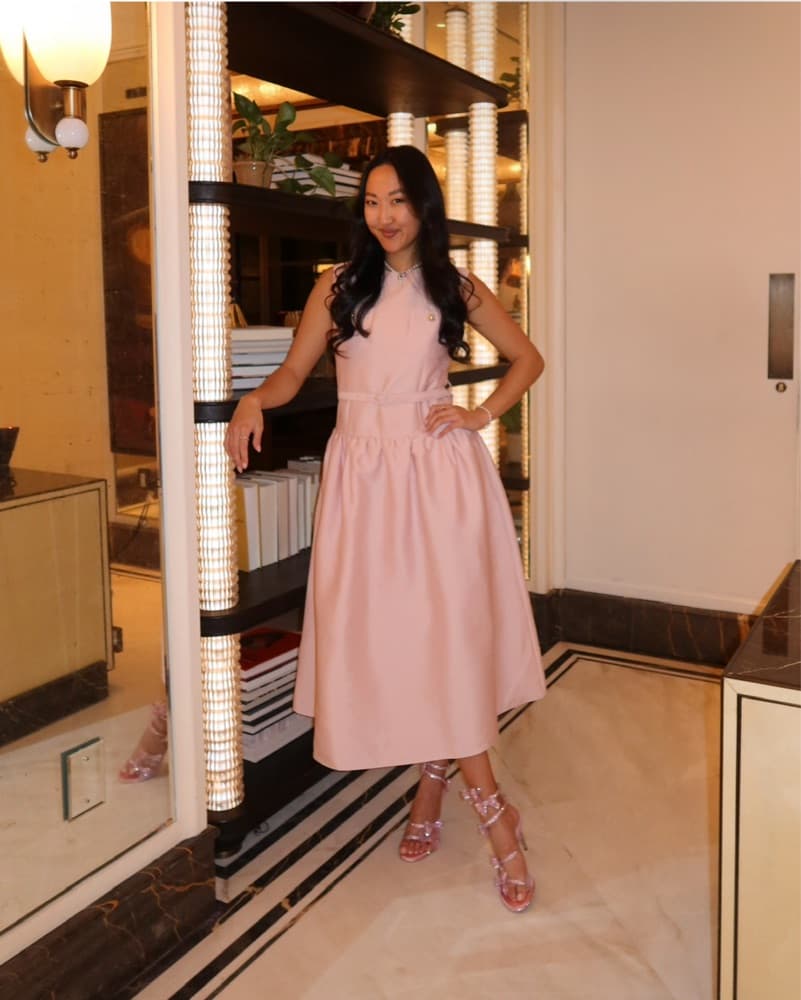 Belted Drop Waist Midi Dress - Image 2