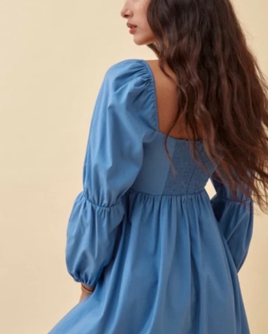 Reformation Michaela Long Sleeve Mini Ba - Image 3