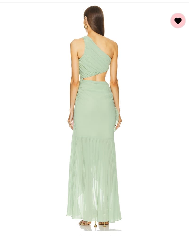 Michael Costello Cut Out Gown - Image 3