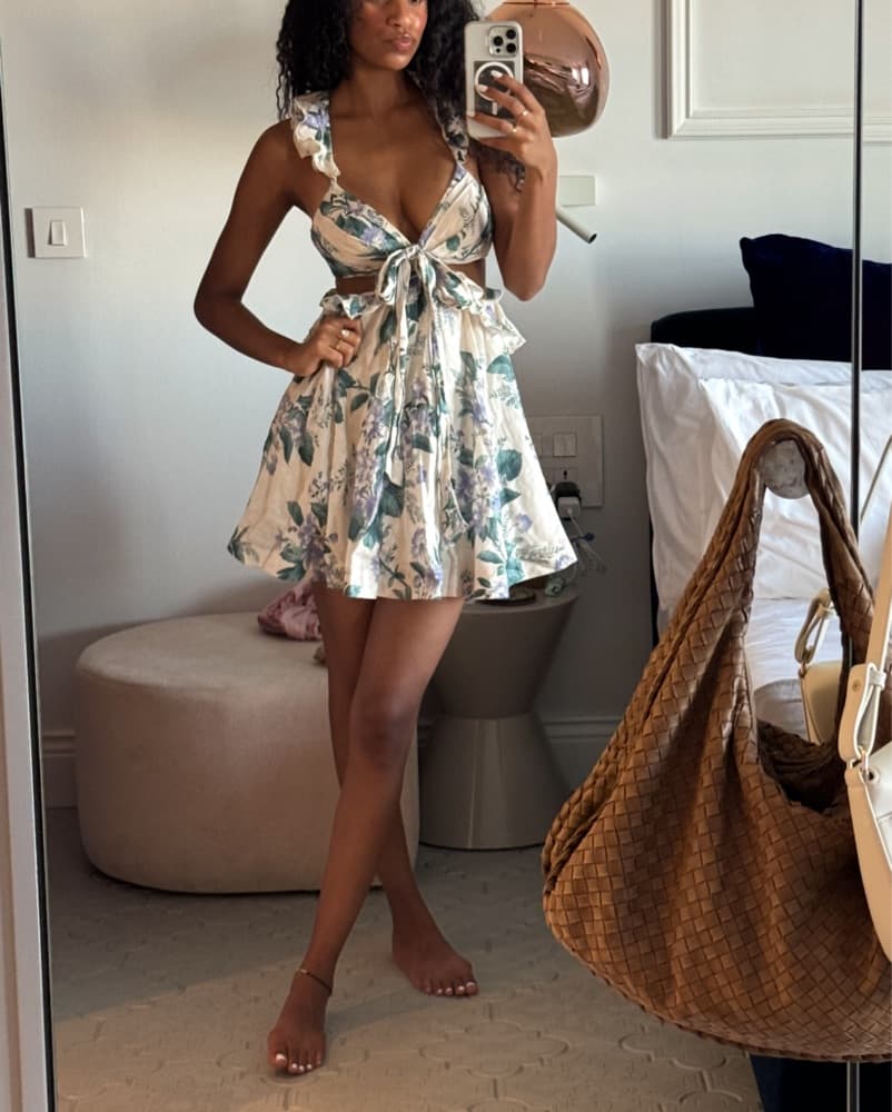 Zimmerman Floral Cutout Dress - Image 1