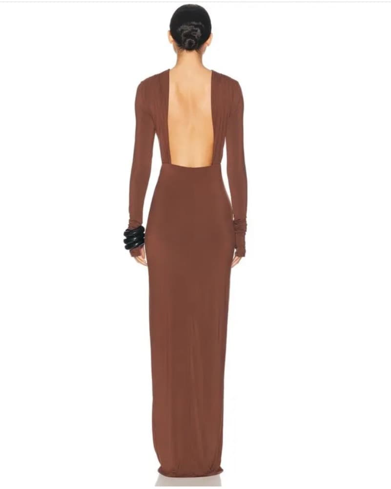 Helsa Brown Dress  - Image 4