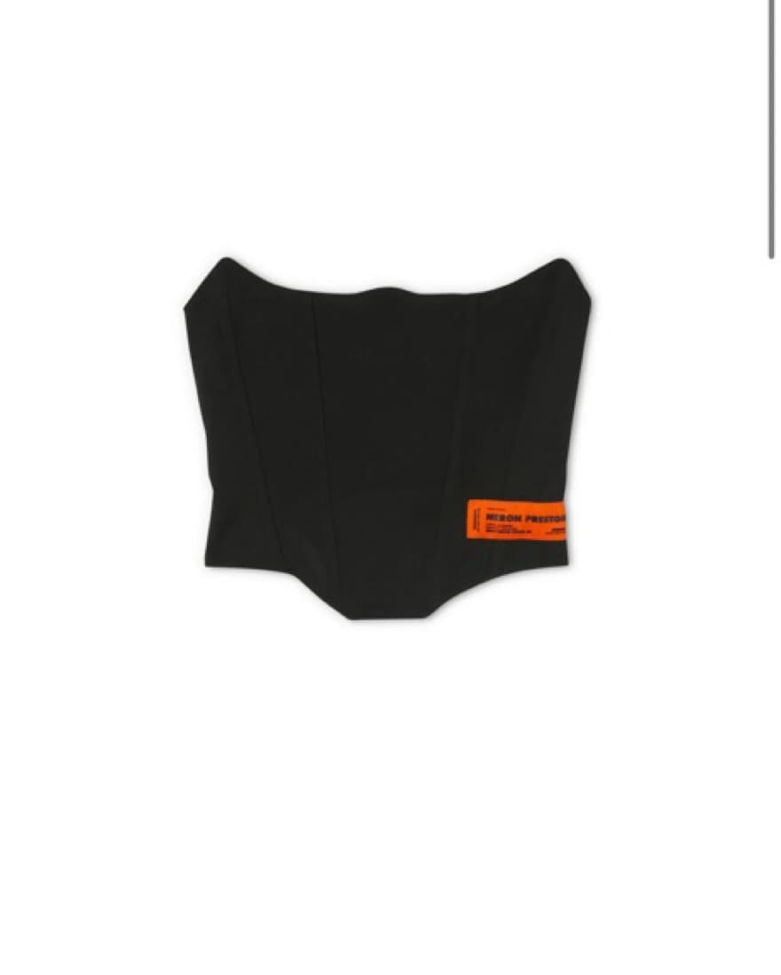 HERON PESTON BLACK CORSET TOP - Image 1