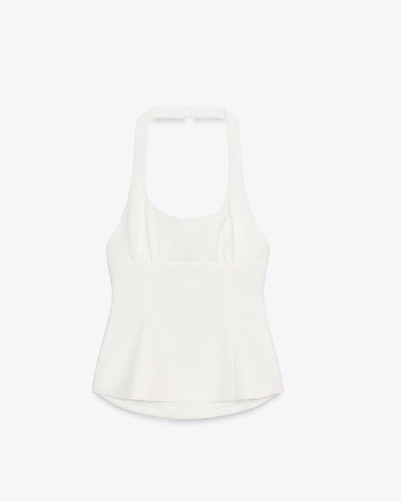 Zara Backless Halter Top - Image 3