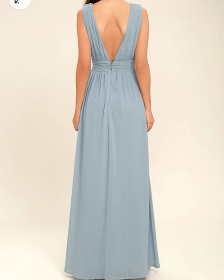 Neutral Formal Bridesmaid Wedding Dress  - Image 3