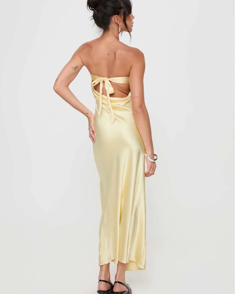 Princess Polly Haley Yellow Maxi Dress - Image 3