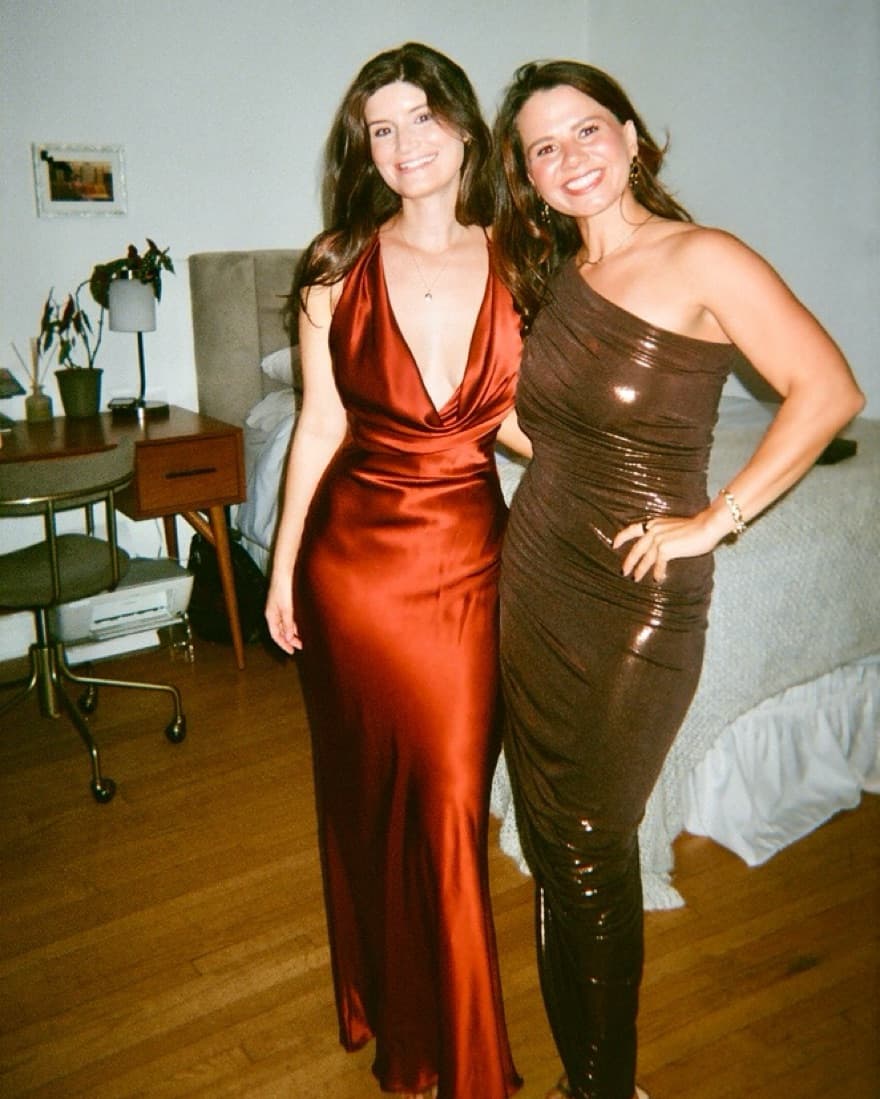 Norma Kamali Diana Gown XS Chocolate - Image 3
