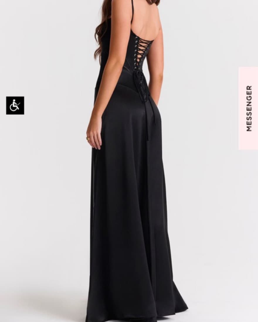House Of CB Anabella Lace Up Maxi Dress - Image 3
