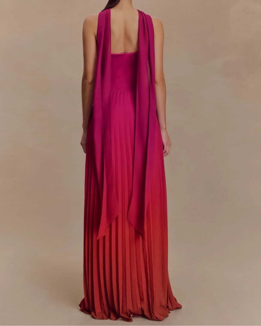 Chiffon Scarf Maxi Dress  - Image 2