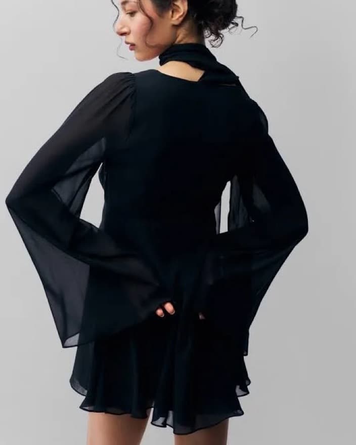 Danielle Guizio Issy Wrap Minidress - Image 3