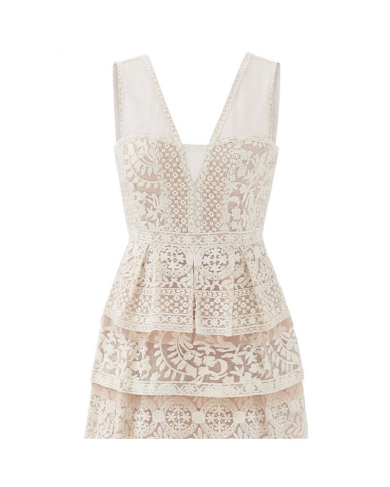 Pink Lace BCBGMaxAzria Dress - Image 4