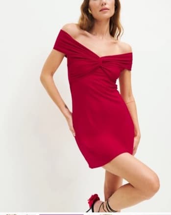 Reformation Red Dress - Image 2