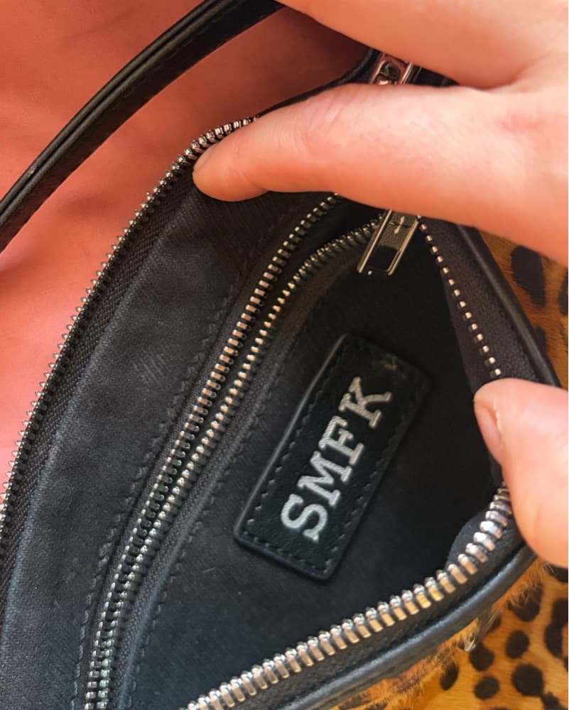 SMFK Cheeta Fur Bag - Image 3