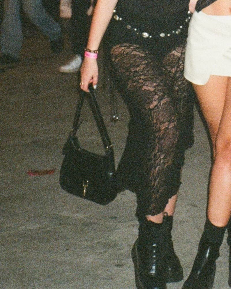 Asymmetric Lace Skirt - Image 3