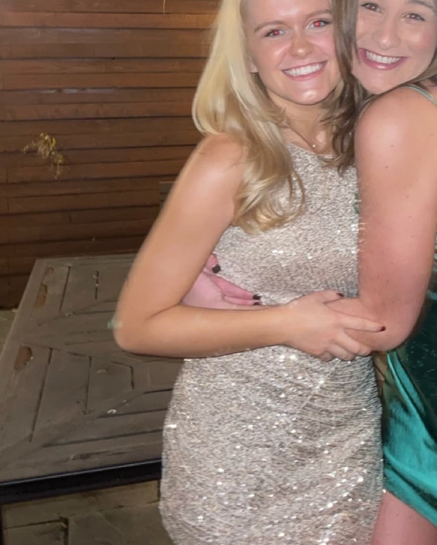 Parker Black - Champagne Sequin Dress - Image 2