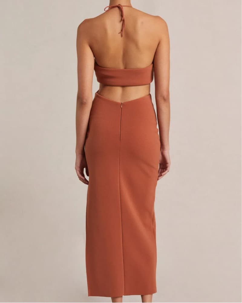 Bec + Bridge Alba Dress In Terracotta  - Image 5